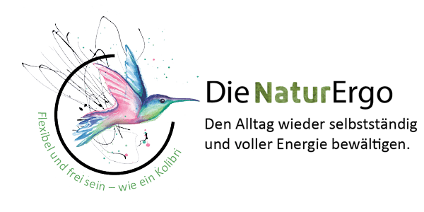 bunter Kolbibri als Logo der NaturErgo (Ergotherapie Praxis in Zwettl, Urfahr Umgebung (UU), Rohrbach, Freistadt, Mühlviertel, Oberösterreich (OOE, OÖ))